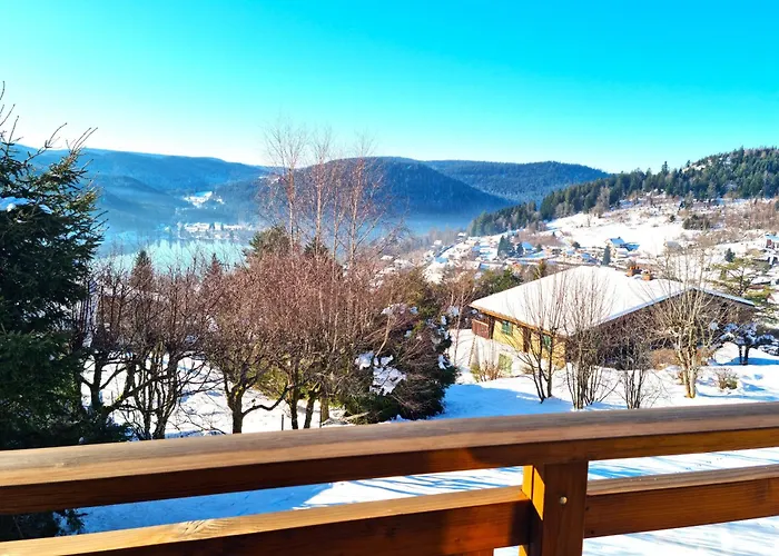 Les Genets, Vue Imprenable Sur Le 샬레 제라르메르